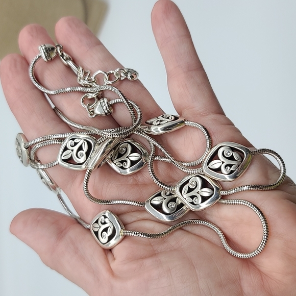 Brighton "EVE'S MAGIC" XL Layering Necklace w/ Abstract Diamond Stations - Picture 12 of 15